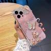 Pink Lace Butterfly Design Clear Phone Case For iPhone 17 16 15 14 Pro Max 13 12 11 XS X XR 7 8 Plus 16e 17 Air Soft TPU Cover