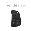 5 Tasten TPU Autoschlüsselhülle für Chevrolet Tahoe Suburban GMC Yukon Buick ENVISION S Plus Avenir 2020 2021 2022 2023