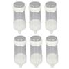 6pcs Spill Proof Bird Water Feeder Buckle-Style Bird Water Dispenser  PET Bird Watering