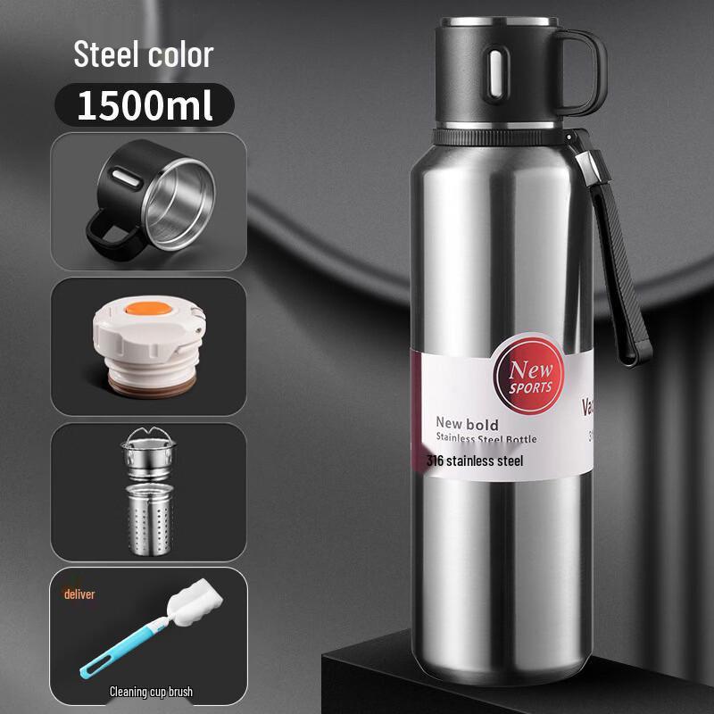 XiHe 316 Stainless Steel Wide Mouth Thermos