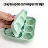 Rose Flower Silicone Ice Cube Tray 9-Cavity Square Mold for Chocolate Candy Flexible Non-Stick