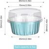 50 Unidades Mini Forminhas de Bolo Forminhas de Alumínio para Cupcake Forminhas de Papel para Assar Caixas para Muffins Forminhas de Pudim Antiaderentes para Sobremesa Ferramentas de Cozinha