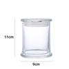 Transparent Glass Cloche Candle Holder with Lid - Aromatic Diffuser Cover for Flameless Candles