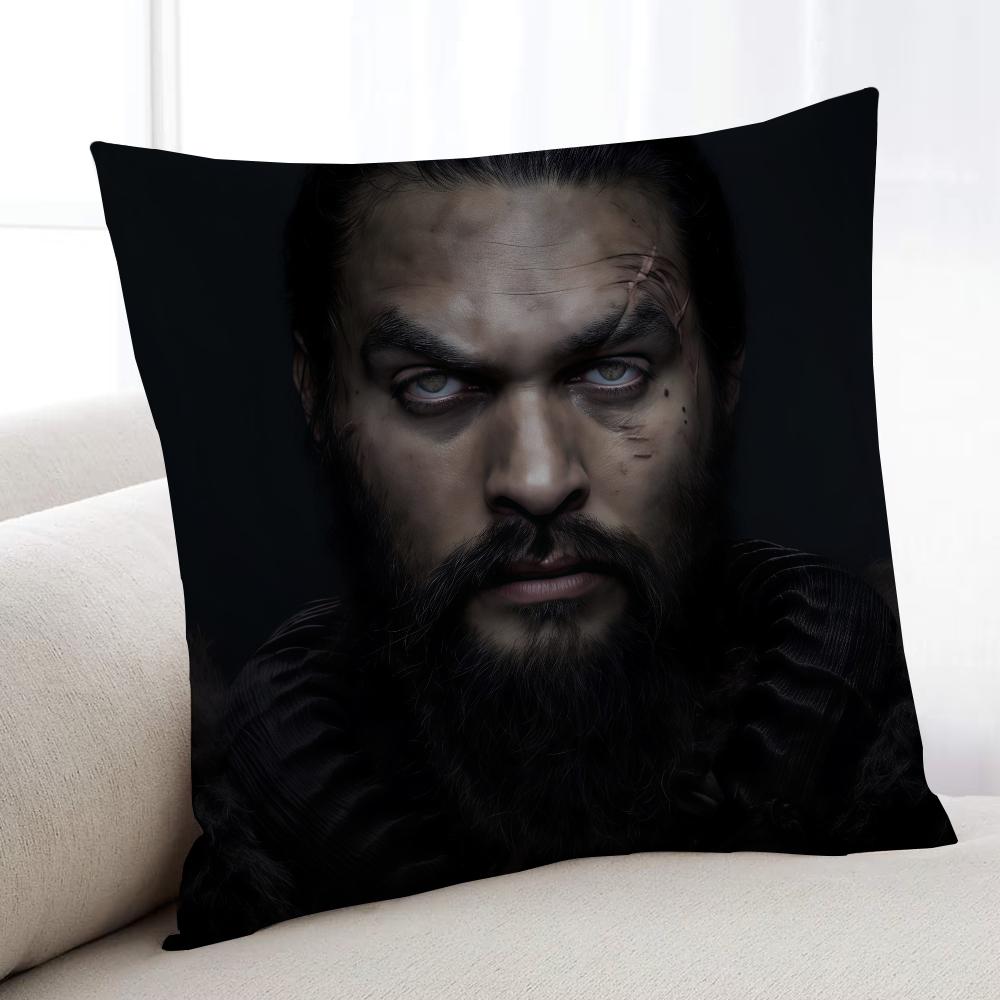 

Actor JJason Momoa cushion cover Home Bedding Sofa living Room pillowcase Simple Soft Skin Cushion Cover Party Gift 30x30cm