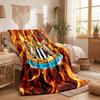 Newcastle United Football Print Flannel Blanket Soft Warm Sofa Bed Throw Blanket For Home Office Bedroom
