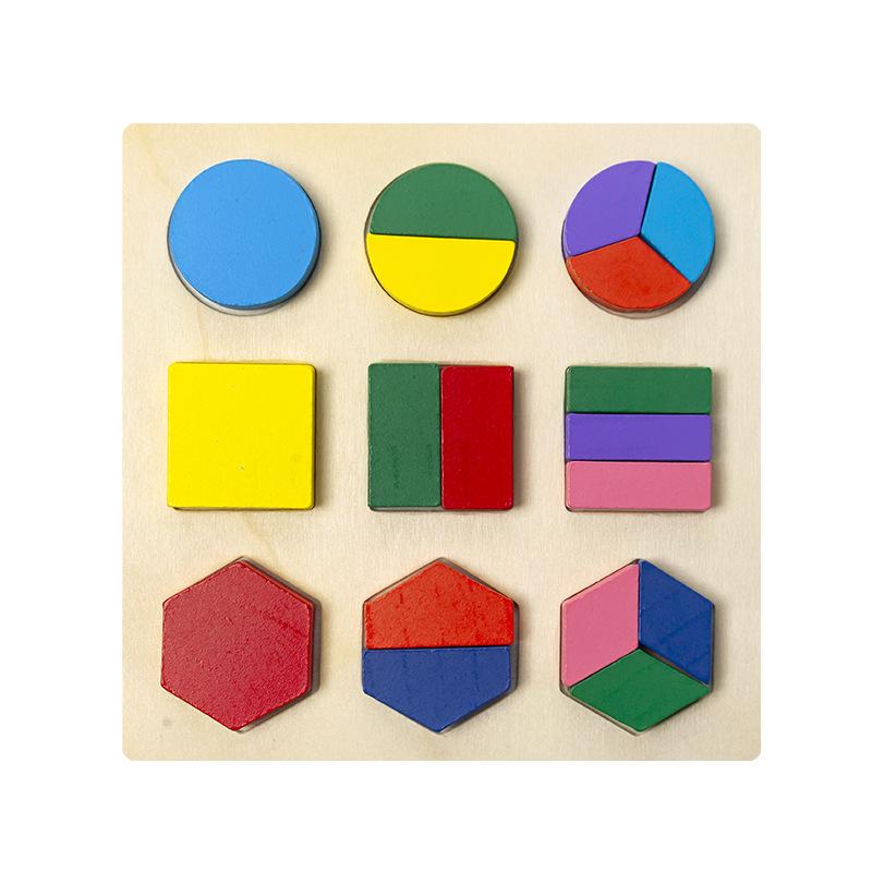 

Дитячі Монтессорі Пазли Дерев яні Іграшки для Розпізнавання Форм Раннє Освітнє Навчання Дитячі Ігри Подарунки на День Народження Дитини TMZ