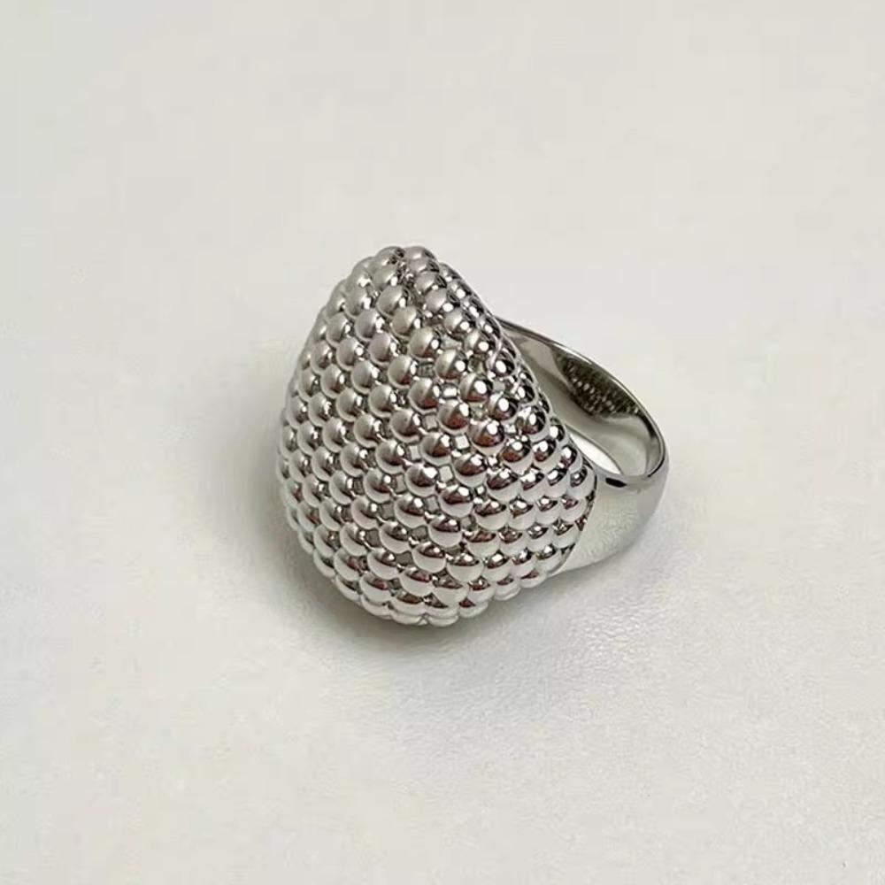 Vintage Open Cuff Bracelet Wrist Jewelry Fashion Luxury Ring Hollowed-out Round Bead Bracelet  Gift
