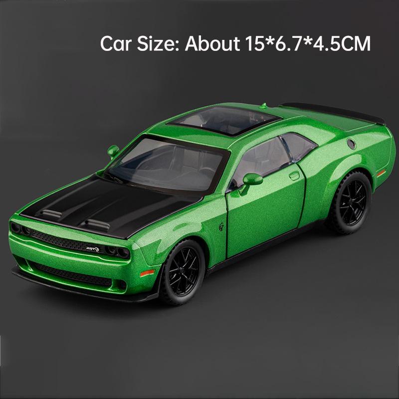 

Scale 1:32 Hellcat Police Car Model Toy Doors Opened Sound Light Models Metal Diecast Pull Back Vehicle Bedroom Decoration