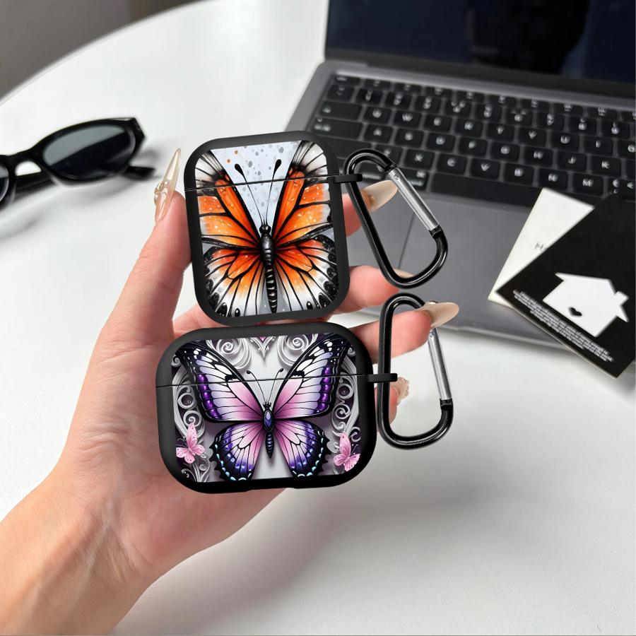 Earphone Cases Cover Case For Airpods Pro 3 Pro2 1 Pro3 2 4 Butterfly Cool
