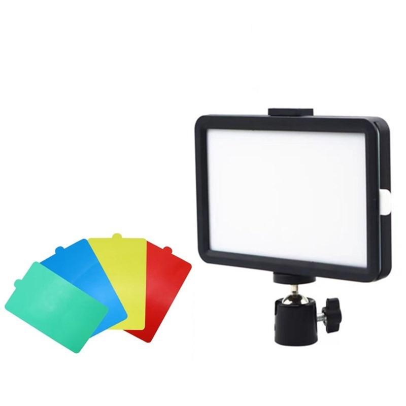 LED Photo Studio Lights 2700-6000K Adjustable Brightness USB Power Optional Tripod And Color Filters For Video Recording