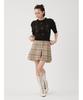 Furfur Cherry Motif Knit Top RWNT251107 Black Women's