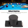 Portable Magnet Billiard Cue Chalk Holder with Stainless Steel Fixed Clip Tools Snooker Accessories