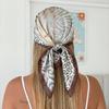 Printed Square Scarf Thin Headband New Silk Scarf  Women