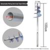 Rhinestone Spiral Mixing Rod for Cement and Putty Coating