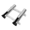 Stainless Steel Fishing Rod Holder 2 Link Tubes Heavy Duty Fishing Rod Rack for Marine Yacht Camper RV Fishing Boat