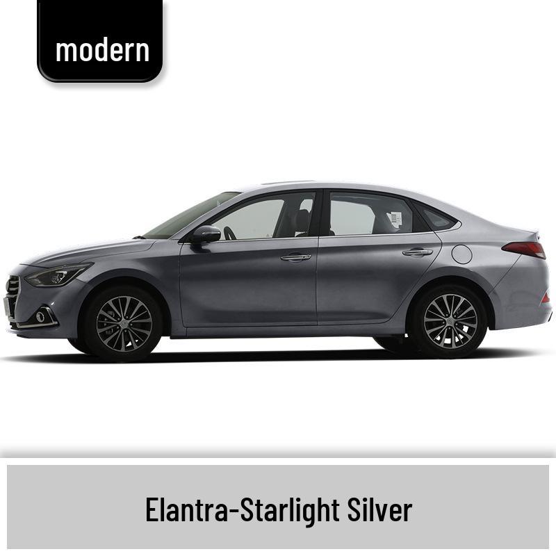 Beijing Hyundai Elantra Polar White Scratch Repair Solution