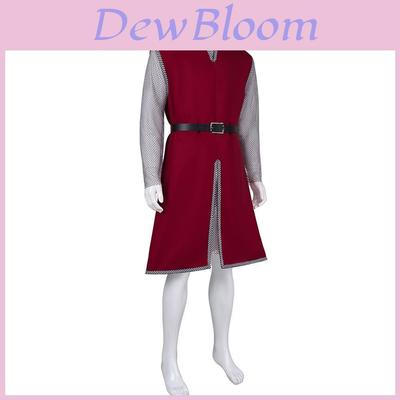 Medieval Knight Costume Cosplay Suit With Polyester Fabric For Halloween And Streetwear Enthusiasts