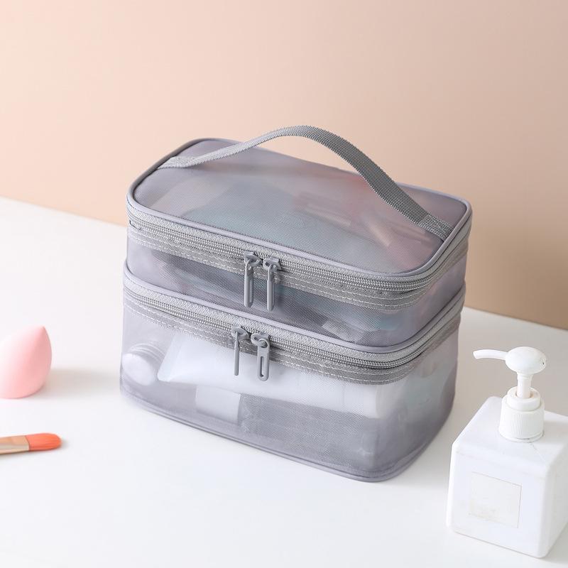 Portable Large-Capacity Toiletry and Cosmetic Bag with Palace Style and Optional Logo
