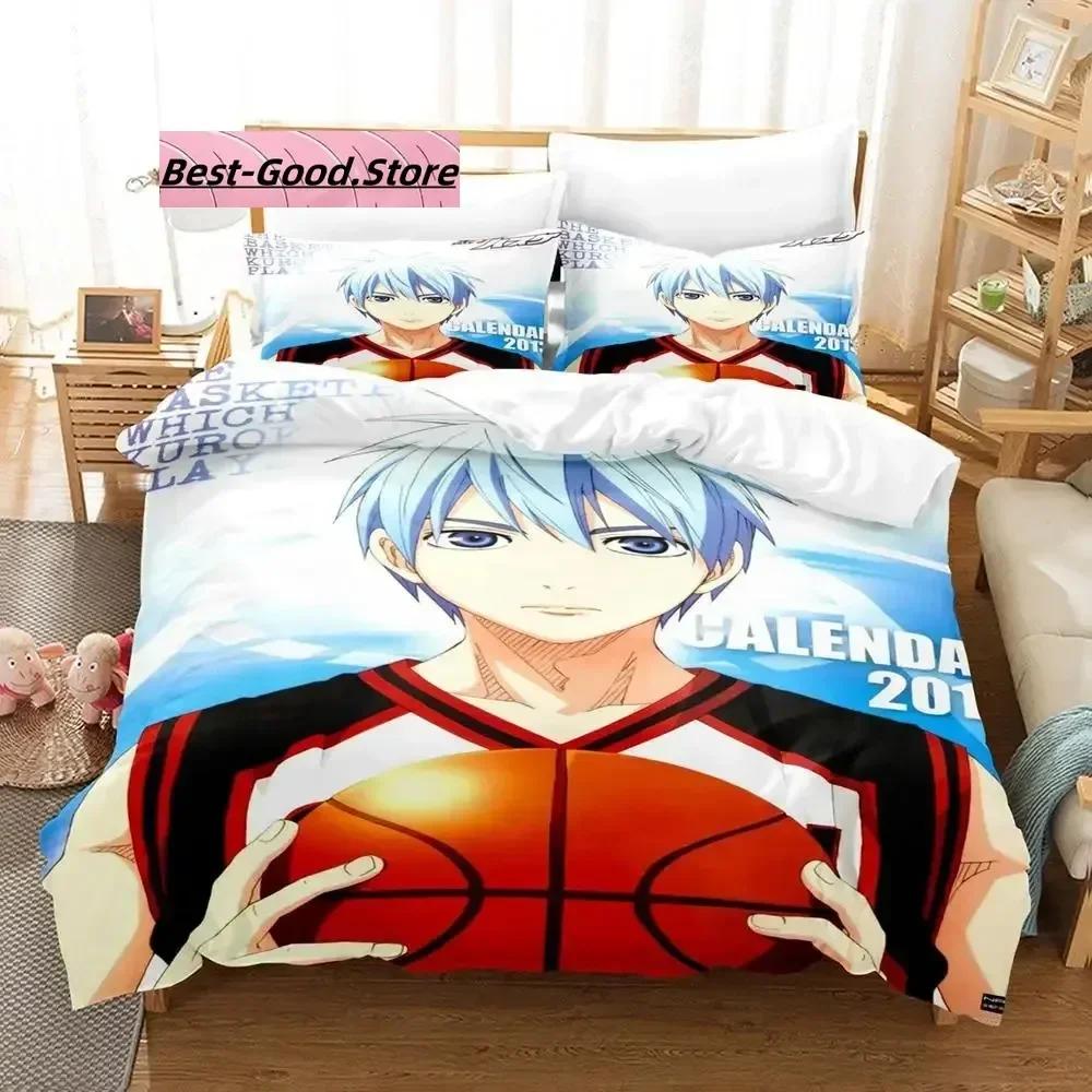 Comforter Kuroko'S Basketball Bedding Set Single Twin Full Queen King Size Bed Set Aldult Kid Bedroom S 3D Print Anime