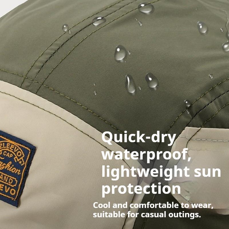Summer Quick Dry Baseball Cap Printed Patchwork Peaked Cap Unisex Men Women Outdoor Sun Protection Sports Hat
