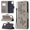 Suitable for Samsung S23 leather case A54 solid color butterfly embossed pattern wallet insert card protective case A34 anti-drop case