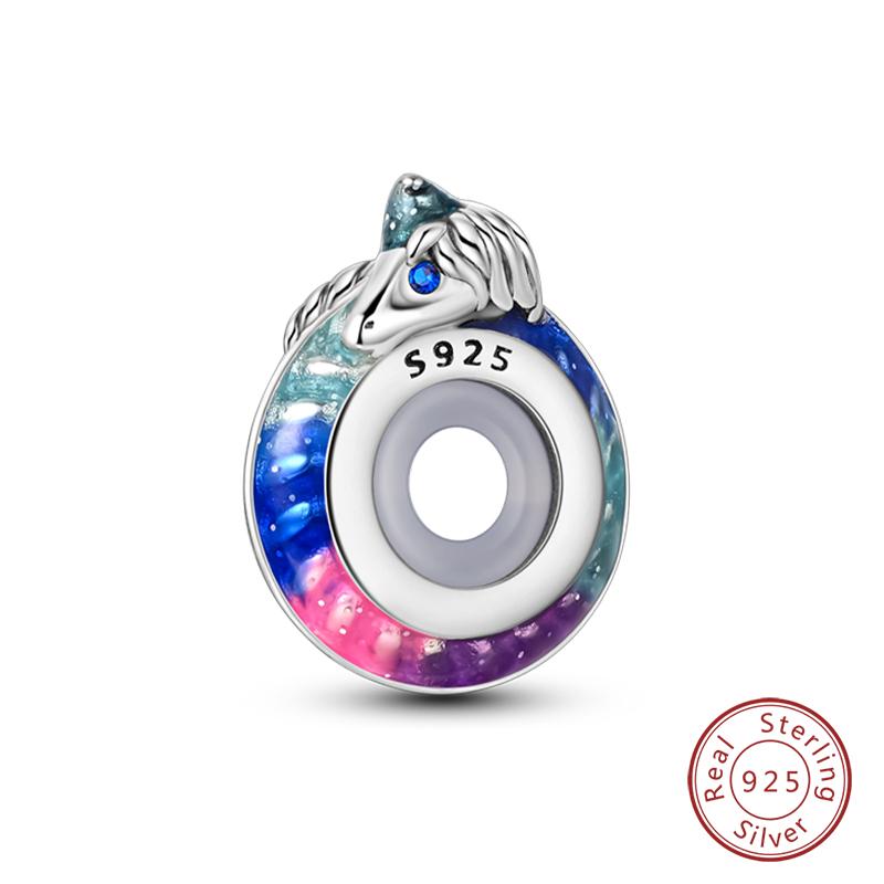 100% Copper Luminous Star Flower Butterfly Silicone Spacer Beads Fit Qikaola Original Bracelets Fine Diy Jewelry