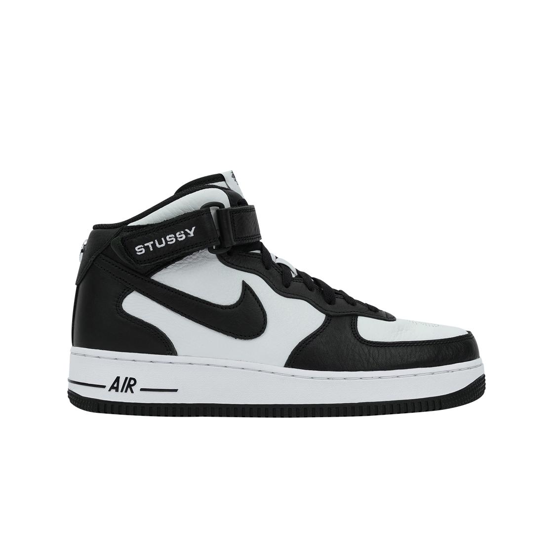 

Мужские кроссовки Nike x Stussy Air Force 1 07 Mid SP Black and Light Bone DJ7840-002