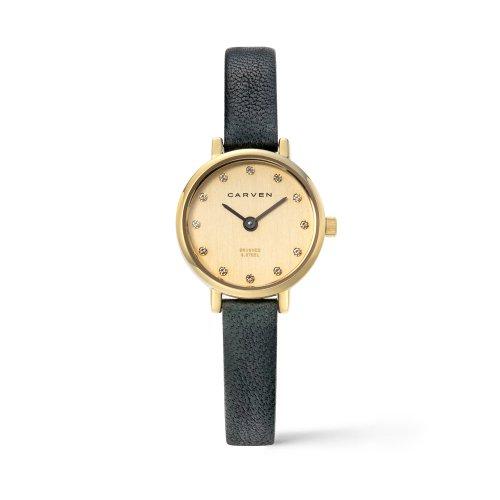 [CARVEN Watch] CARVEN Watch Women s Leather Watch CV623-YE/R.GN FREE
