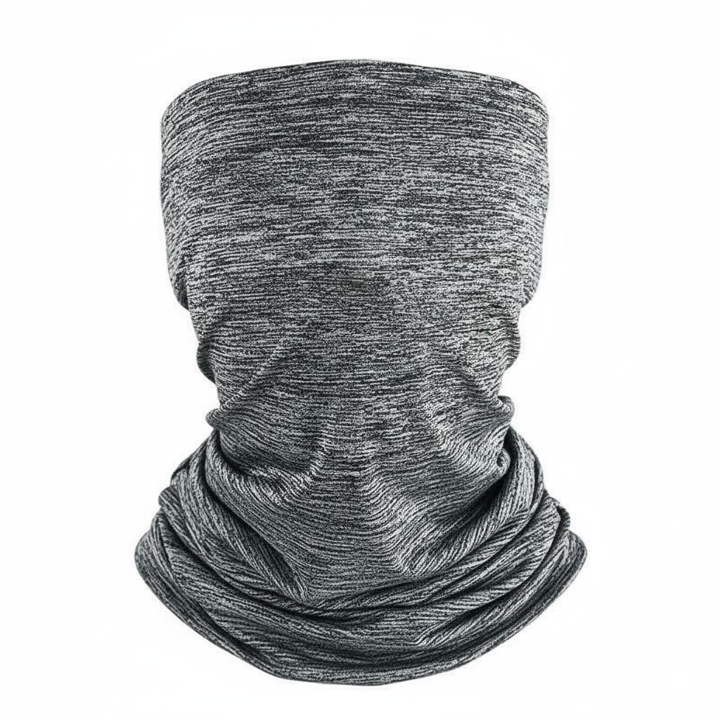 

Face Cover, Neck Guard, Neck Cover, UPF50+, Cooling Sensation, Ear Hanging Type, UV Protection, серый