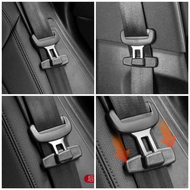 2Pcs Seat Belt Stop Button Prevent Belt Buckle from SlidingDown TheBelt Seat Belt Stopper SpacingLimit Buckle Clip