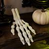 Figurina Mano Scheletrica Figurina Stampata 3D Statua Osso Spettrale per Festa di Halloween Modello Gotico Decorazione Scrivania