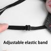 4 Halloween bat glowing black and holiday children's adjustable elastic band tie, suitable Halloween costume parties