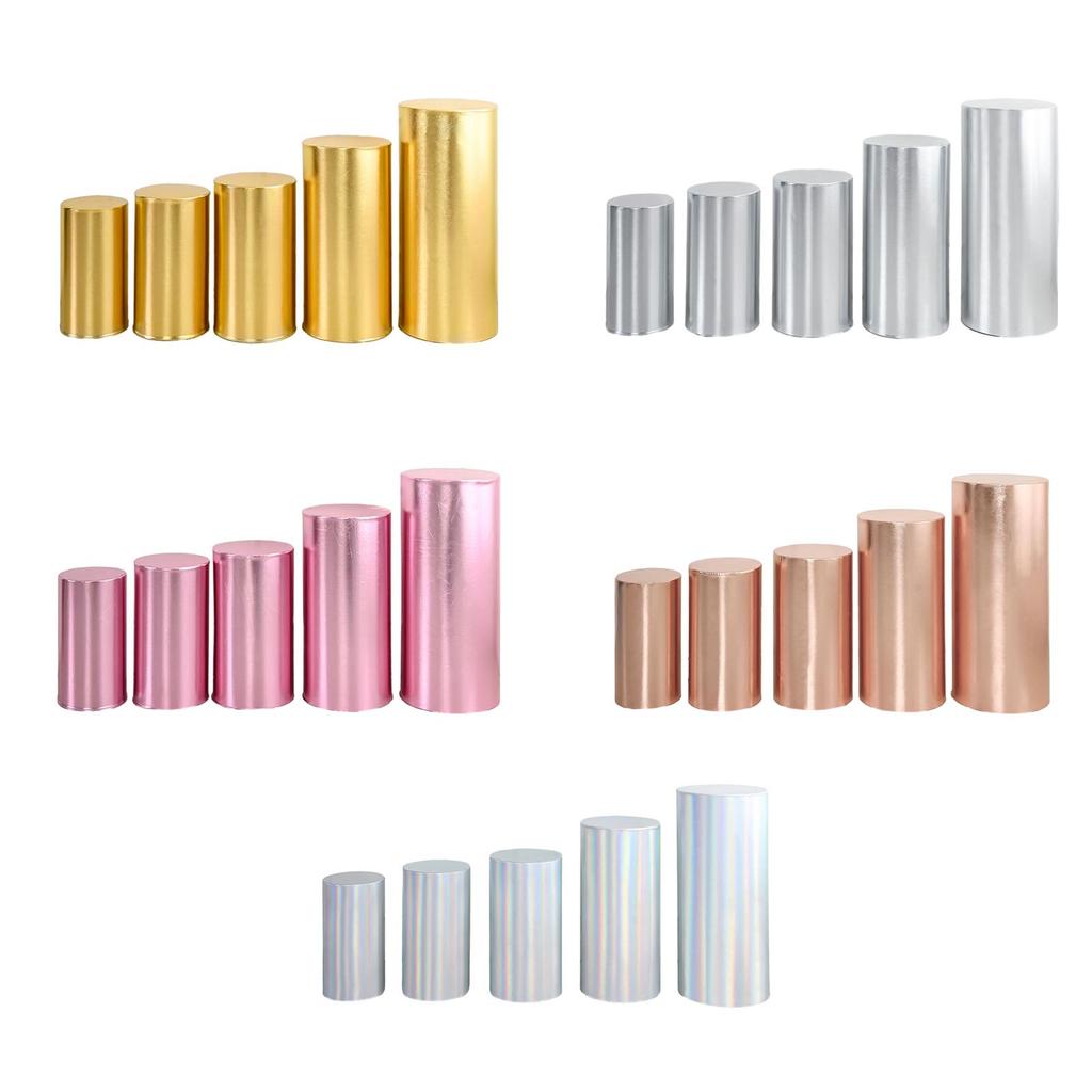 Elegant Cylinder Pedestal Stand Covers for Special Occasions