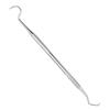 Professional Stainless Steel Dentist Clean Tools Dental Mirror Double Probe Sickle /Hoe Tooth Cleaner Oral Care Dentist Home Use