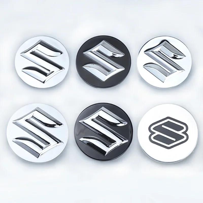 54mm 58mm Car Wheel Center Covers Hub Badge Caps for Suzuki Logo Ignis Jimny Alto Baleno Swift SX4 Ertiga S-Cross Samurai VITARA