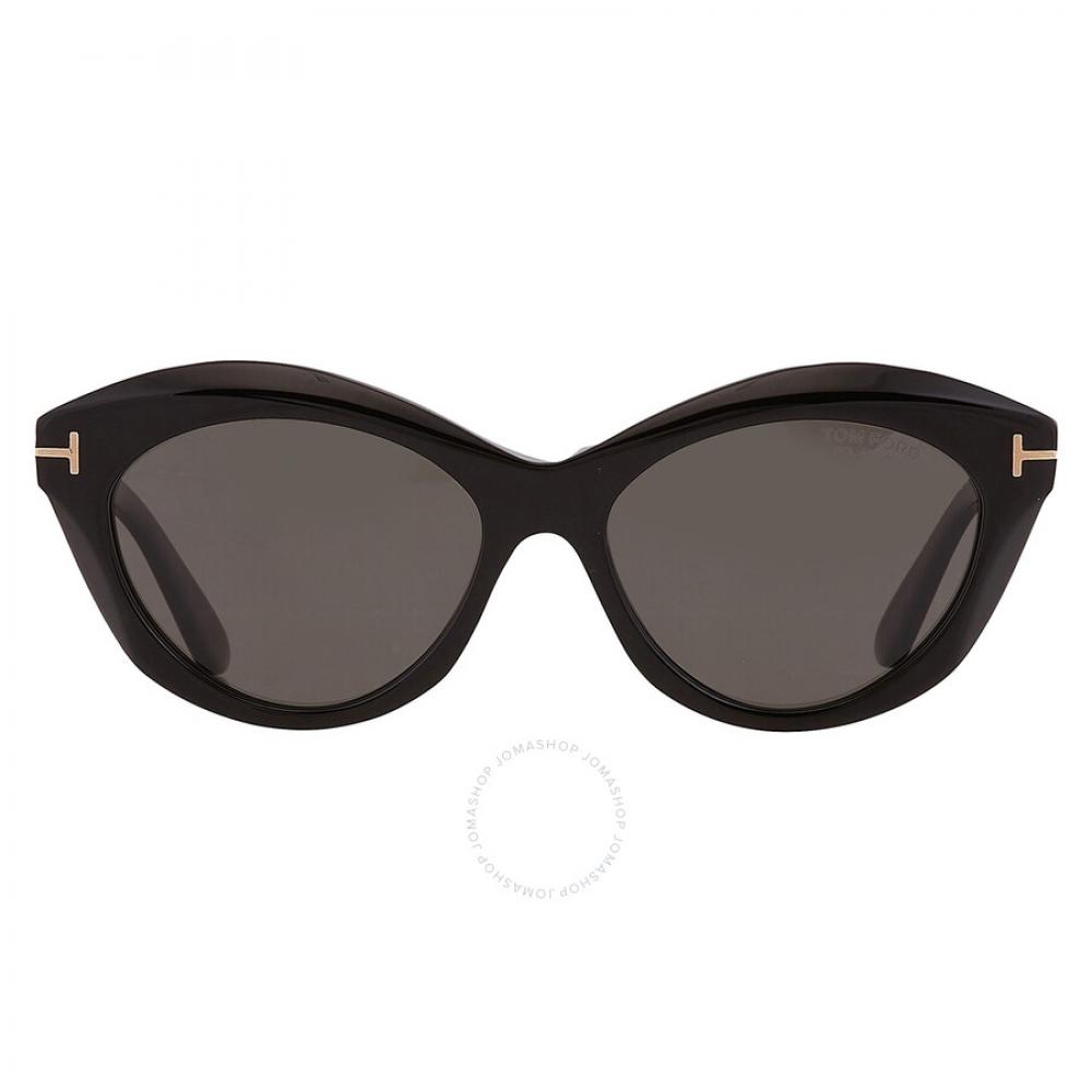 

Tom Ford Toni Polarized Smoke Cat Eye Ladies Sunglasses FT1111 01D 53
