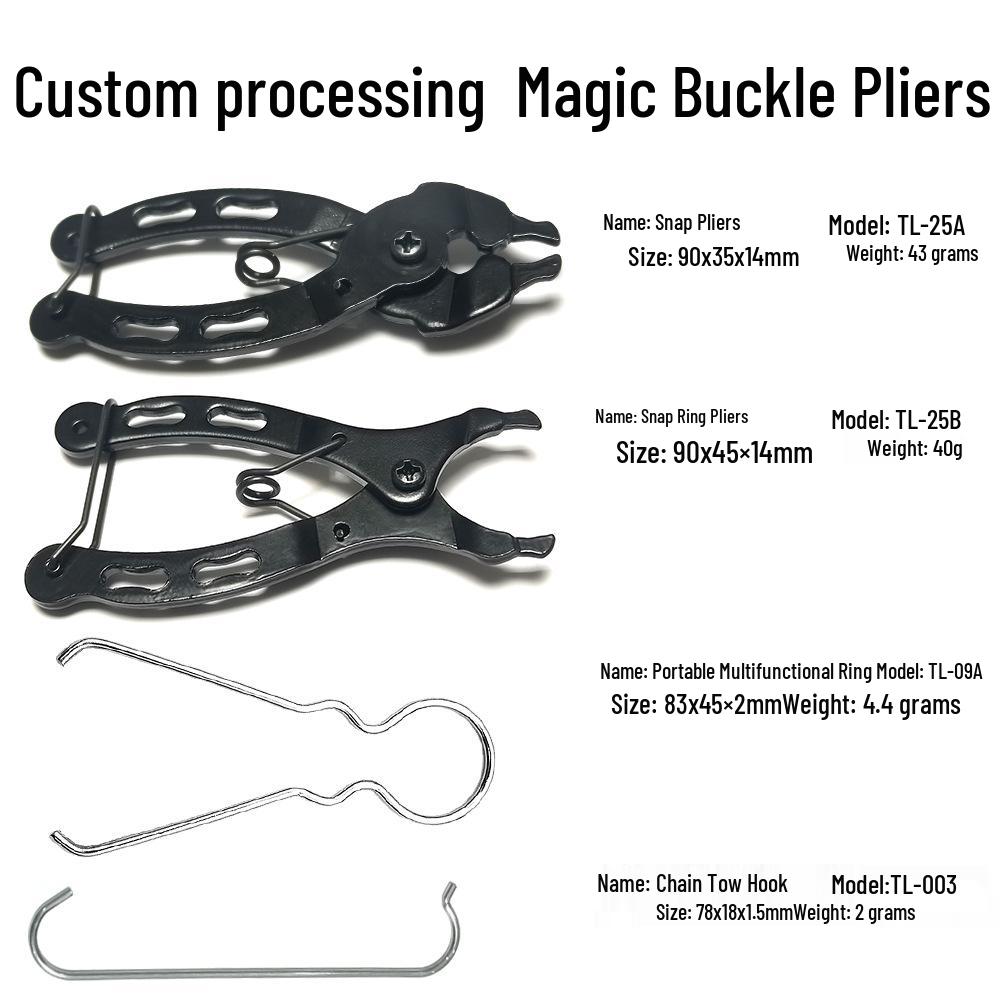 TL-25A/B Bicycle Chain Quick Release Pliers - Magic Buckle Installation & Removal Tool