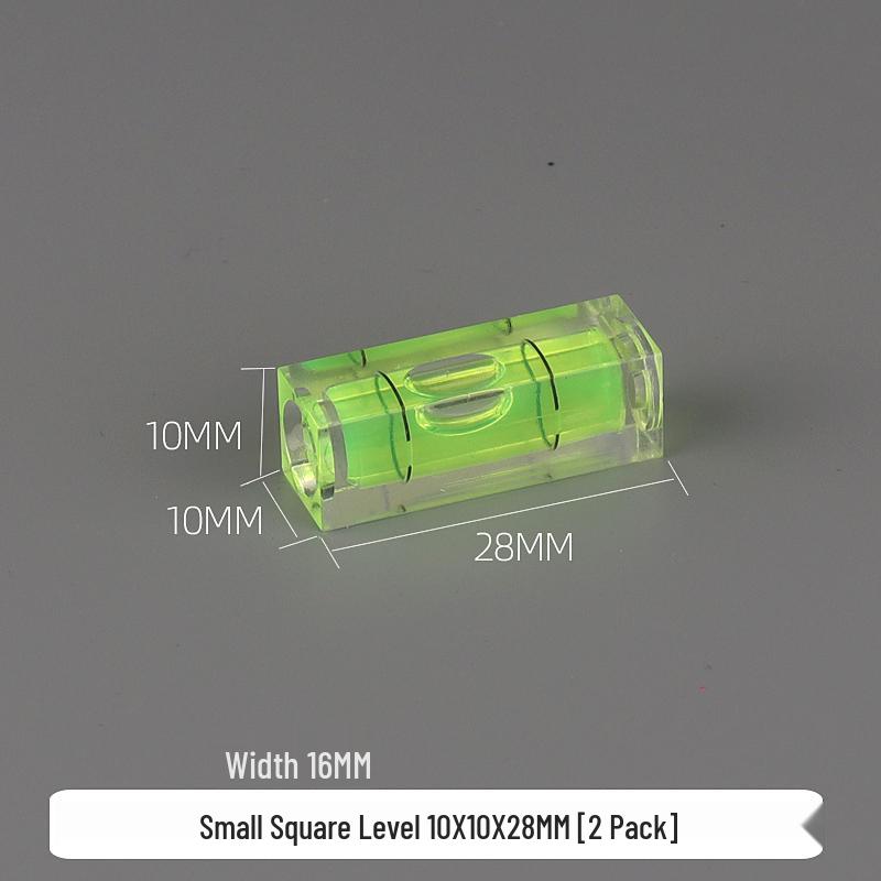 Квадратный большой высокоточный зеленый уровень с пузырьком и ключом - Бесплатная доставка