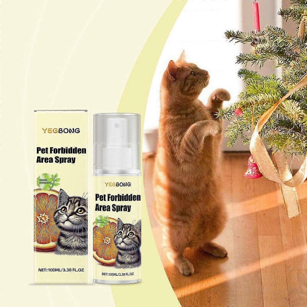 Cat Deterrent Spray 100% Natural Cat Spray Deterrent for Urine Marking & Scratching - Safe To Use Around Children and Pets, Safe for Use On Furniture