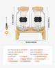 Drink Dispenser 3.8L Beverage Dispenser for Parties Glass with Stand 2PCS