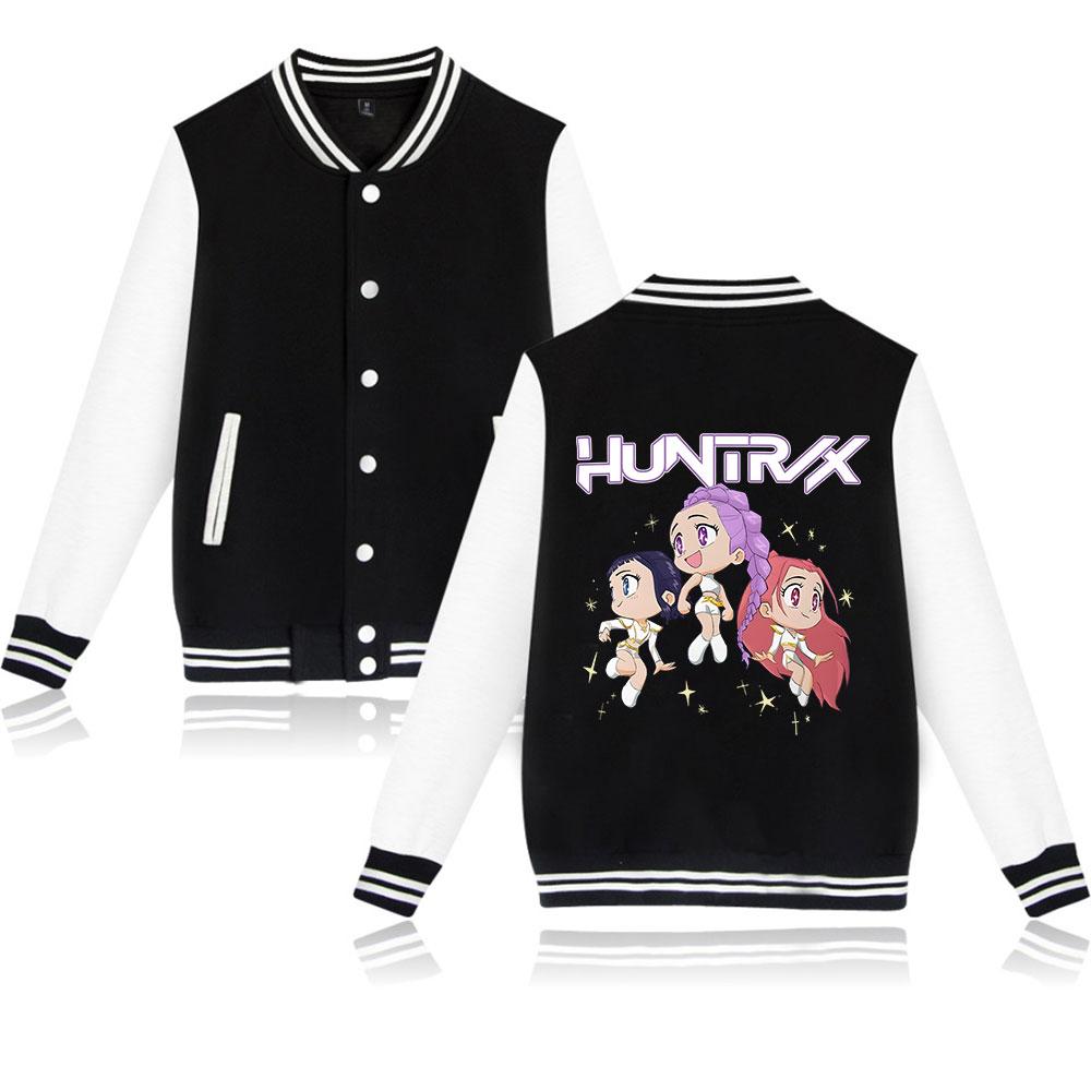 KPop Lovci démonů Grafický potisk Pánská Dámská Bunda Kabát Mikiny Mikina s kapucí Baseballová uniforma Streetwear Chlapci Dívky Kardigan Topy Oblečení