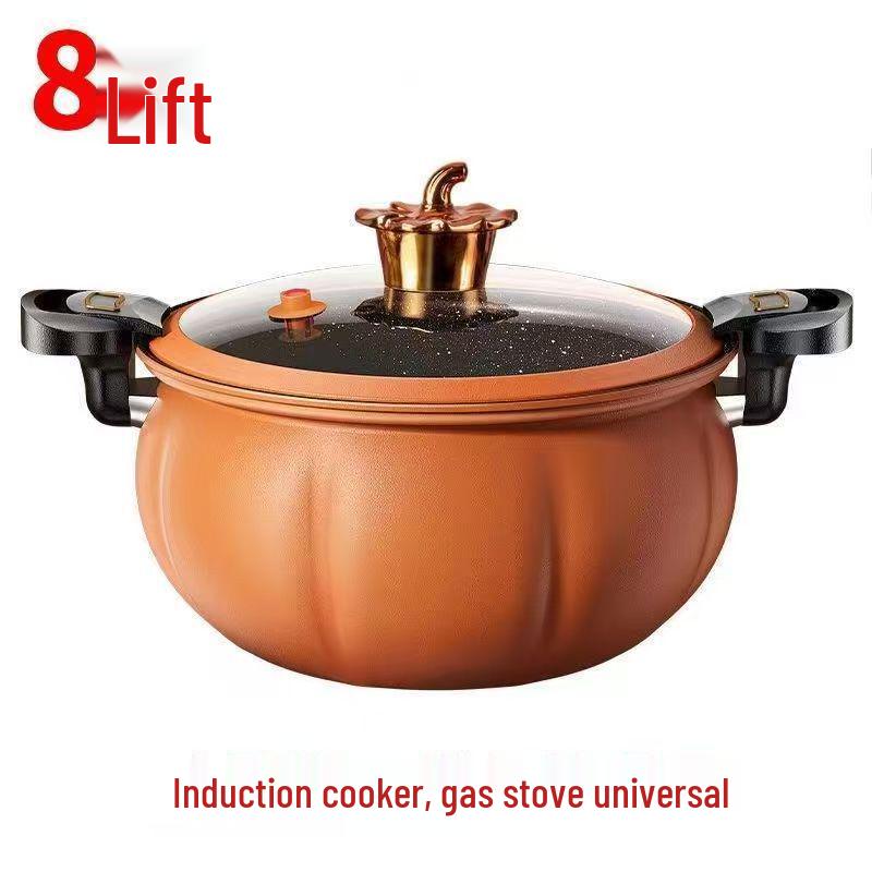 Chubby Multi-functional Non-stick Pressure Cooker for Gas & Induction Cooktops
