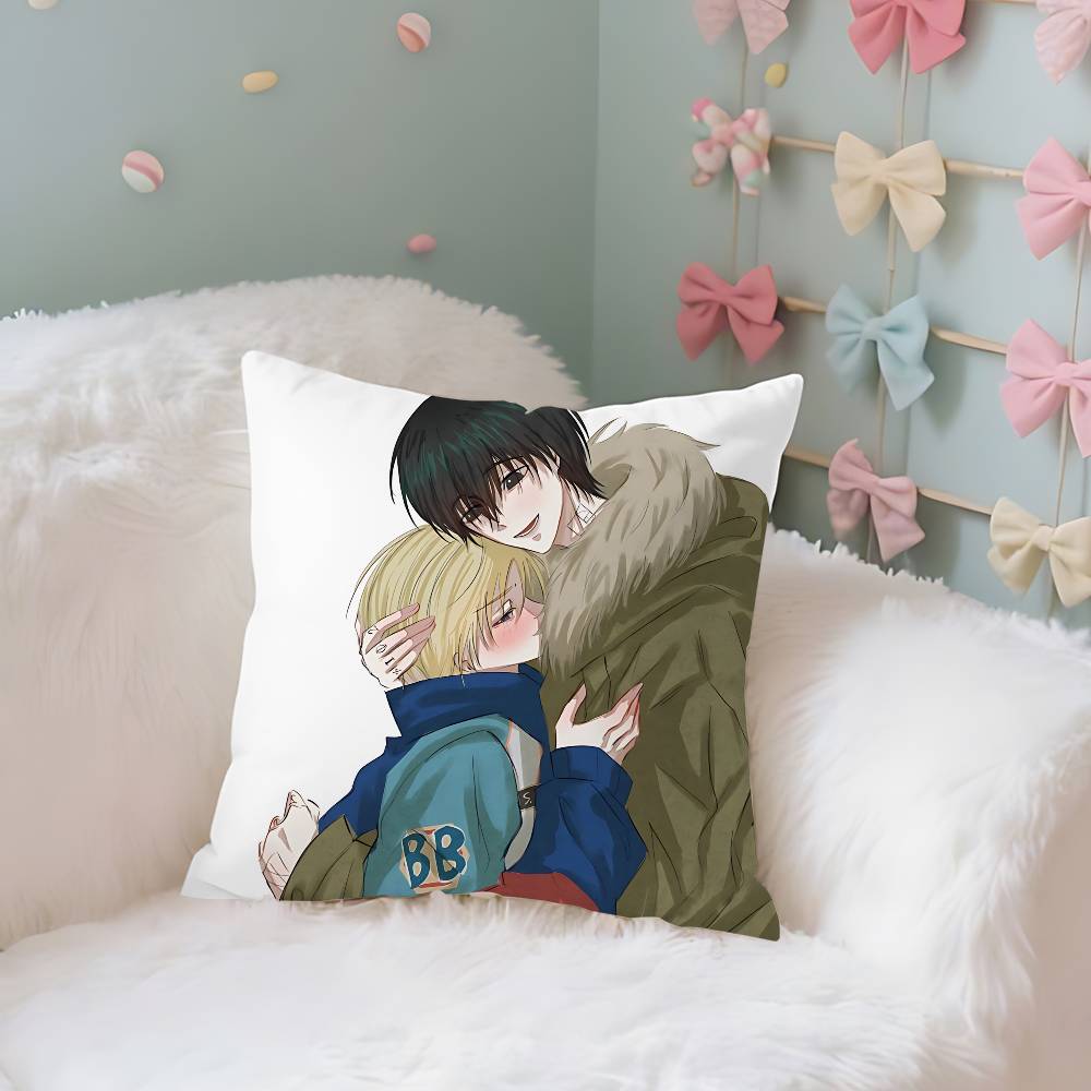 Nagumo And Shin Case Plush Fabric Soft Pillowcase Double Sided Print Cushion Cover Household Gifts
