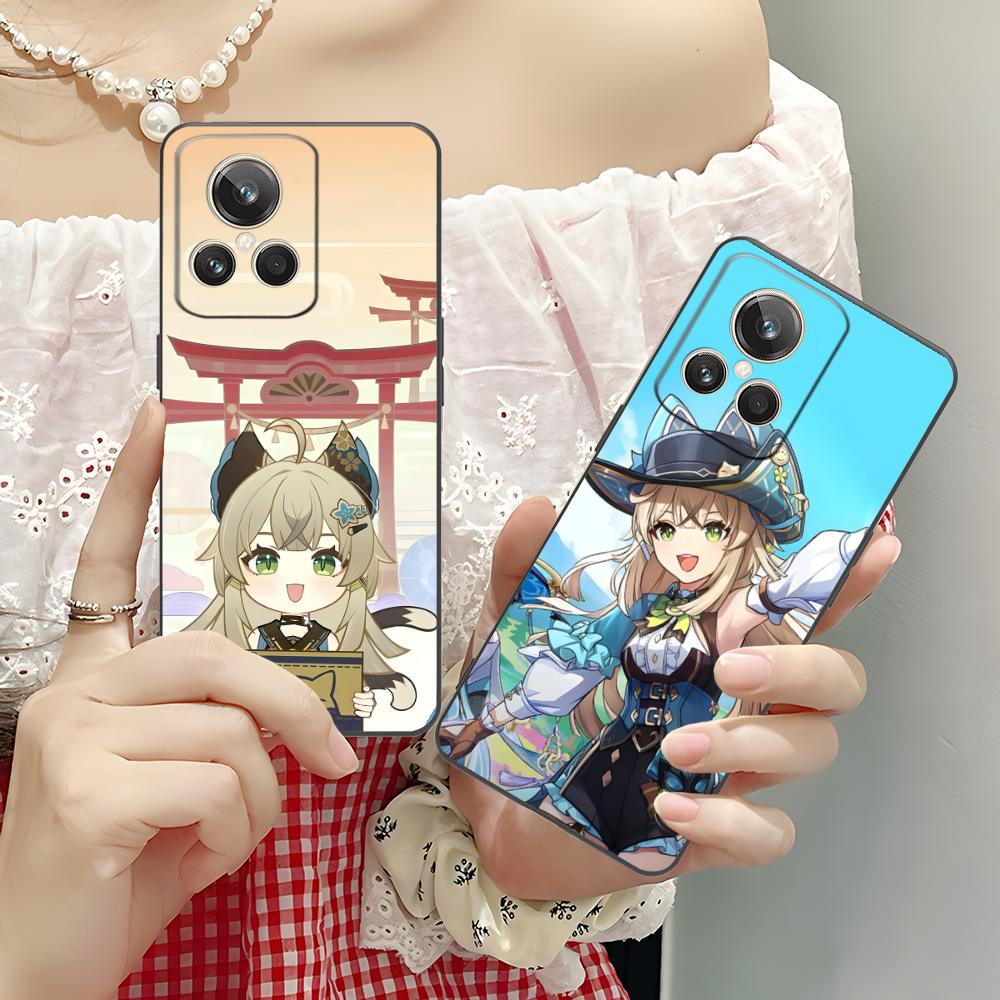 Game GI Kirara Mobile Phone Case for Realme GT 8 Neo Pro C75 73 71 C67 65 C55 53 C35 31 C20 15 Colorful Printing Cover Pretty