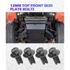 Skid Plate Bolts,Car Accessories Stainless Steel Bolts,Upgraded 2-In-1 Skid Plate Screws,12Mm Top Front Skids Plates Bolt,Car Top Front Skids Plates