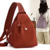 Oxford Cloth Backpack, Women's New Fashionable, Lightweight, Small, High-end Chest Bag, Travel Canvas Backpack, Casual