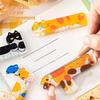 Cute Cartoon Animal Cat Dog Ruler Mini 5cm Portable Stationery Ruler Pendant Backpack Charm Student Prize Student Reward Gifts