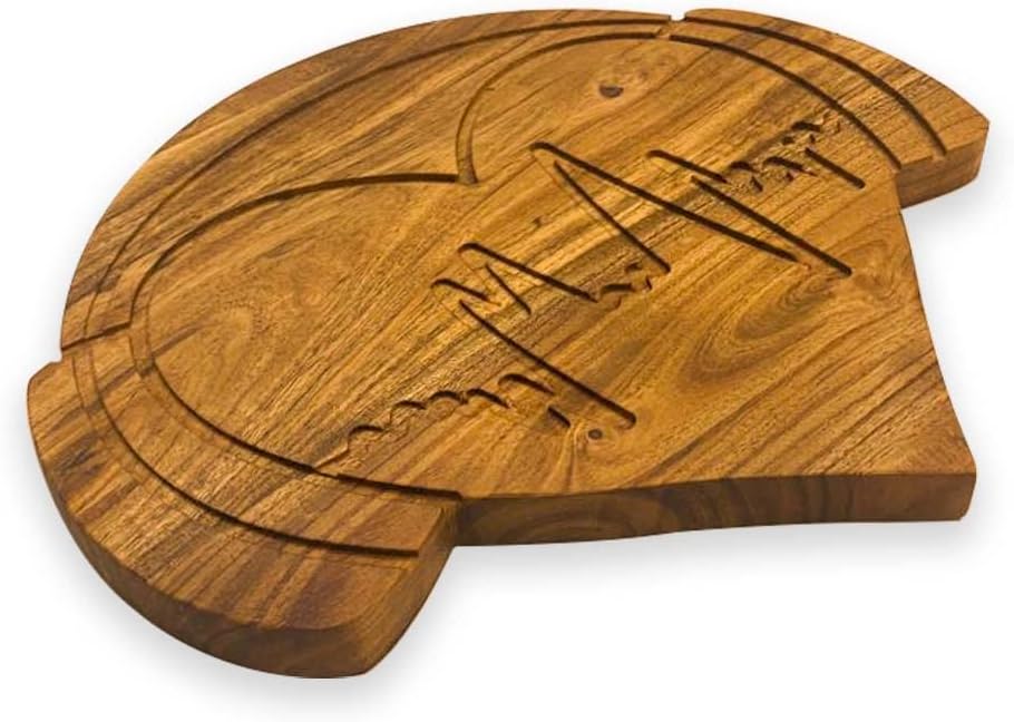 Valentine's Day Gifts Organic Acacia Kitchen Cutting Chopping Charcuterie Board Platter Butcher Block for Cheese and Vegetables Meat