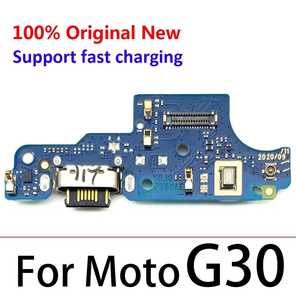 USB Charging Port Board Flex Cable Connector For Moto G9 G10 Power G Stylus Play One 5G G 5G E7 Plus One Hyper G30 G50