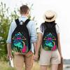 Deltarunes Ralsei Fashion Backpack Outdoor Student Business Role-Playing Daypack for Men Women College Canvas Bags